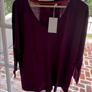 New Boden T shirt purple size large